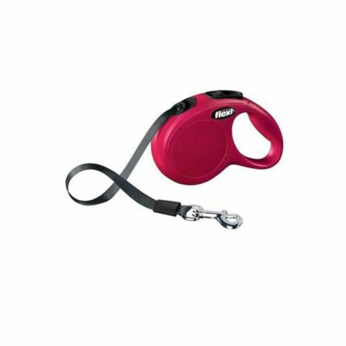 Dog Lead Flexi New Classic 5m Red Size S Dog Lead Flexi New Classic 5m Red Size S