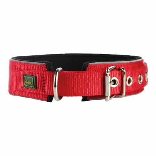 Dog collar Hunter Neoprene Reflect Red (49-56 cm) Dog collar Hunter Neoprene Reflect Red (49-56 cm)