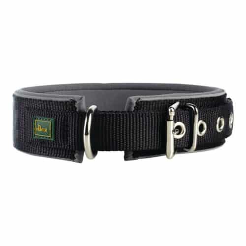 Dog collar Hunter Neoprene Reflect Black Dog collar Hunter Neoprene Reflect Black