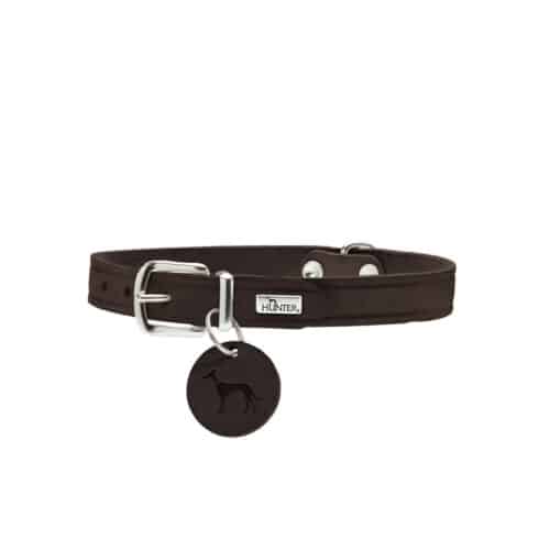 Dog collar Hunter Aalborg Chocolate S/M 37-43 cm Dog collar Hunter Aalborg Chocolate S/M 37-43 cm