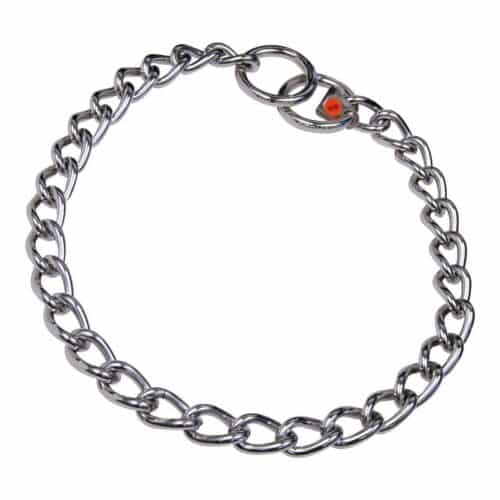 Dog collar Hs Sprenger Links Silver 4 mm Twisted 65 cm Dog collar Hs Sprenger Links Silver 4 mm Twisted 65 cm