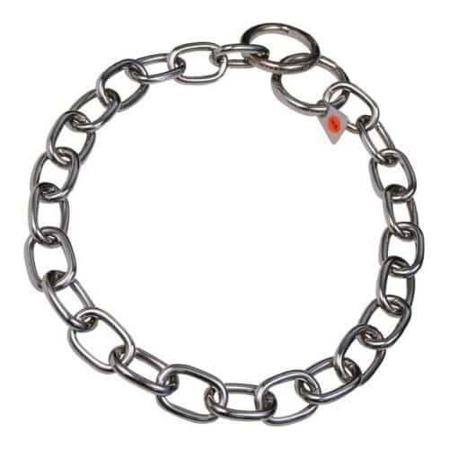 Dog collar Hs Sprenger Silver 4 mm Links Semi-long (69 cm) Dog collar Hs Sprenger Silver 4 mm Links Semi-long (69 cm)