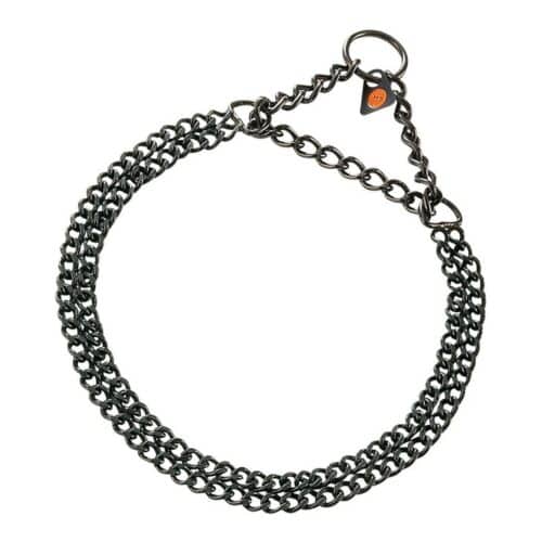Dog collar Hs Sprenger Black 2 mm Double Links (50 cm) Dog collar Hs Sprenger Black 2 mm Double Links (50 cm)