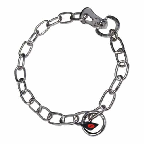 Dog collar Hs Sprenger Silver 3 mm Links Semi-long (50 cm) Dog collar Hs Sprenger Silver 3 mm Links Semi-long (50 cm)