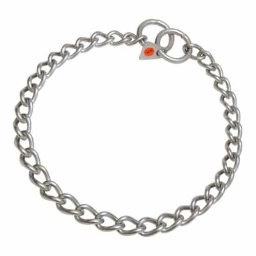 Dog collar Hs Sprenger Silver 3 mm Matt Links Twisted (65 cm) Dog collar Hs Sprenger Silver 3 mm Matt Links Twisted (65 cm)