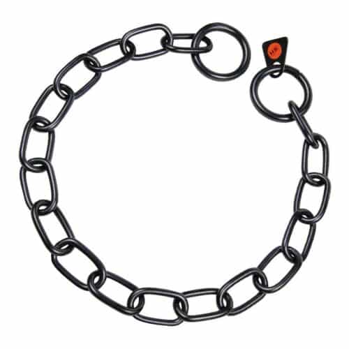 Dog collar Hs Sprenger Black 3 mm Links Semi-long (61 cm) Dog collar Hs Sprenger Black 3 mm Links Semi-long (61 cm)