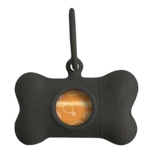 Pet Bag Dispenser United Pets Bon Ton Classic Dog Black (8 x 4 Pet Bag Dispenser United Pets Bon Ton Classic Dog Black (8 x 4