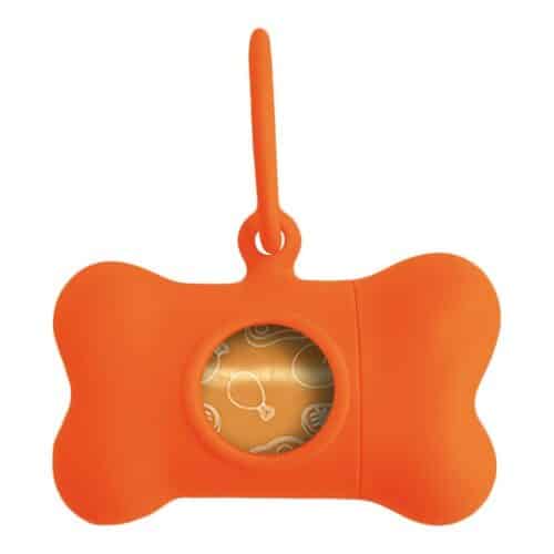 Pet Bag Dispenser United Pets Bon Ton Neon Dog Orange (8 x 4 Pet Bag Dispenser United Pets Bon Ton Neon Dog Orange (8 x 4