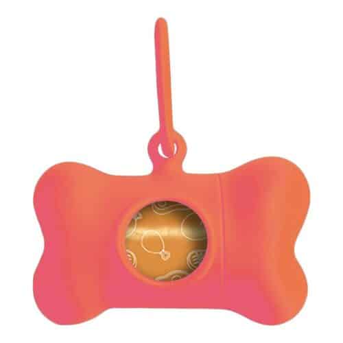 Pet Bag Dispenser United Pets Neon Pink Pet Bag Dispenser United Pets Neon Pink