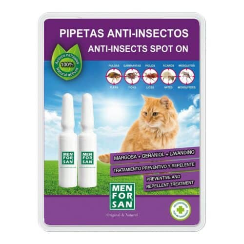 Insect repellant Menforsan 2 Units Pipettes Cat Insect repellant Menforsan 2 Units Pipettes Cat