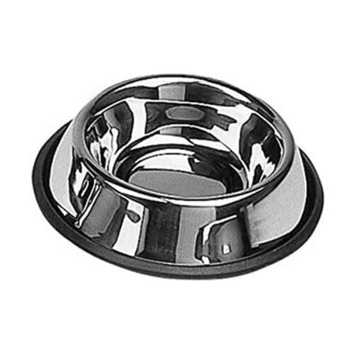 Pet feeding dish Nayeco Stainless steel Metallic (450 ml) Pet feeding dish Nayeco Stainless steel Metallic (450 ml)