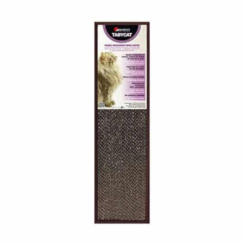 Scratching Post for Cats Nayeco TABY CAT Brown Cardboard 48 x 13 x 4 cm Scratching Post for Cats Nayeco TABY CAT Brown Cardboard 48 x 13 x 4 cm