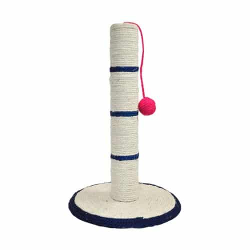 Scratching Post for Cats Nayeco Savanna White Black Wood Plastic 63 x 40 x 40 cm