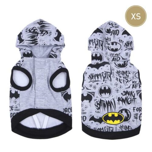 Dog Sweatshirt Batman XS Black Dog Sweatshirt Batman XS Black