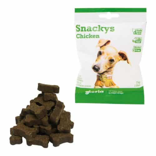 Dog Snack Gloria Snackys Chicken (30 x 75 g) Dog Snack Gloria Snackys Chicken (30 x 75 g)