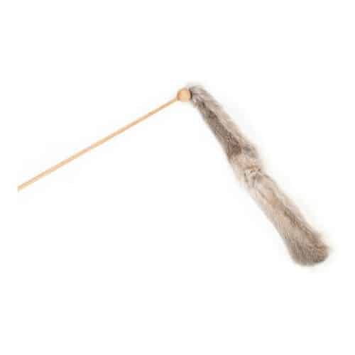 Cat wand Gloria Niemeyeer Wood Fluffy toy Worm Cat wand Gloria Niemeyeer Wood Fluffy toy Worm
