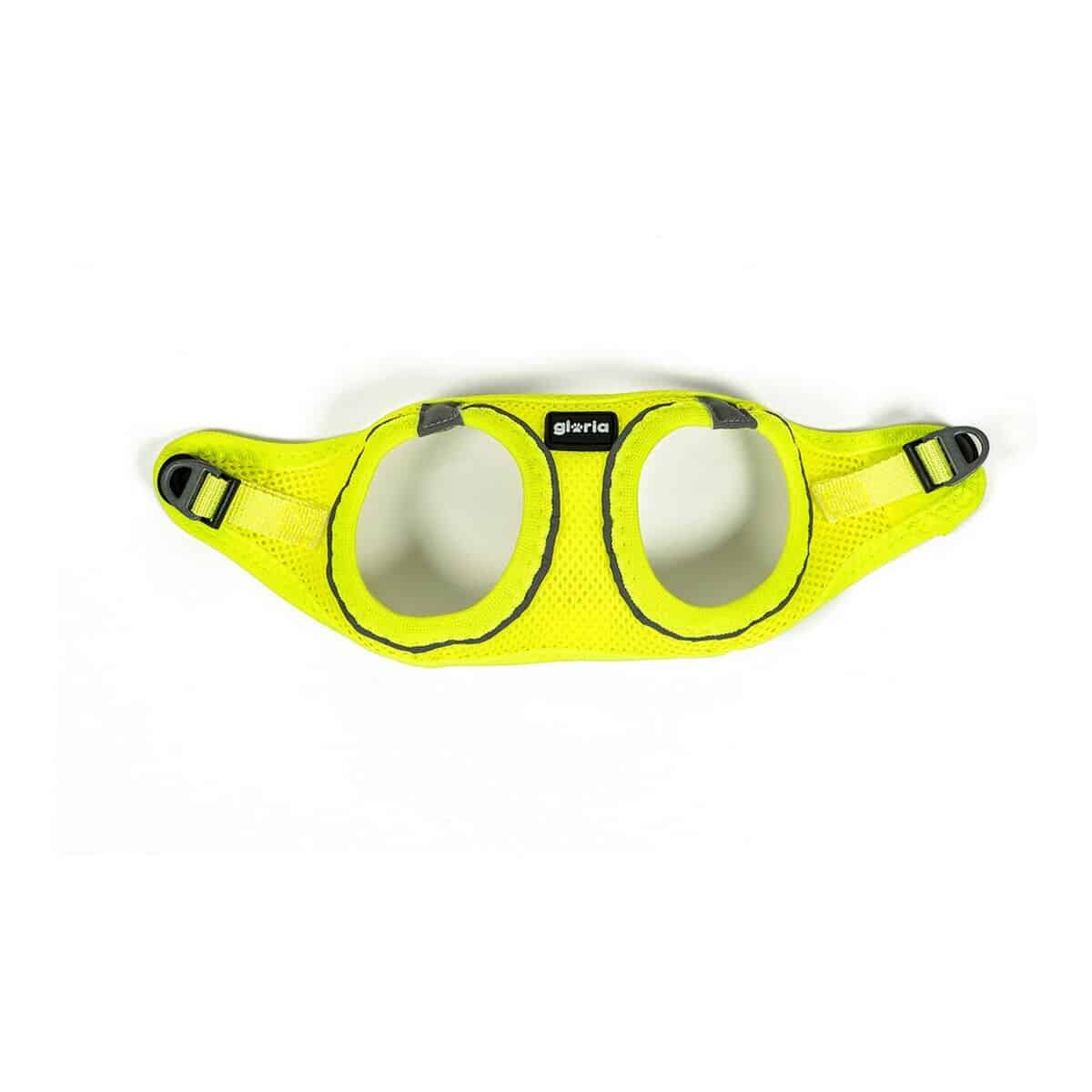 Dog Harness Gloria Air Mesh Trek Star Adjustable Yellow L (33