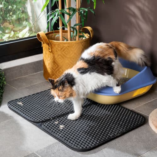 Cat Litter Tray Mat Clikatt InnovaGoods Cat Litter Tray Mat Clikatt InnovaGoods
