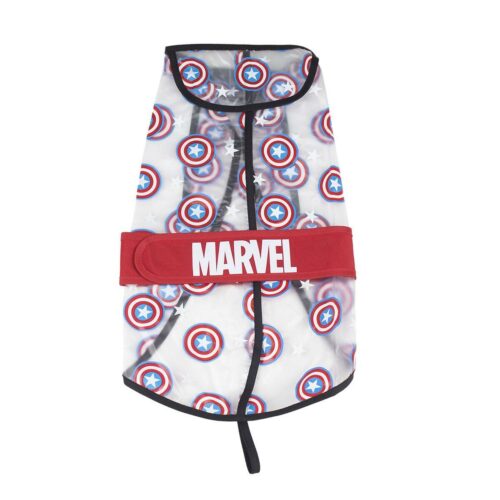 Dog raincoat The Avengers Transparent Red M Dog raincoat The Avengers Transparent Red M