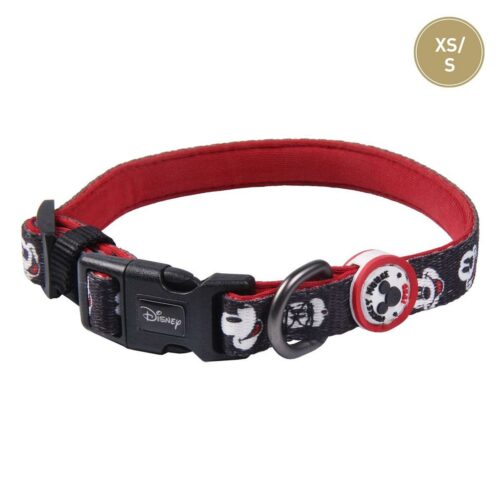 Dog collar Mickey Mouse Black XS/S Dog collar Mickey Mouse Black XS/S