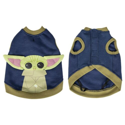 Dog Sweatshirt The Mandalorian Blue S Dog Sweatshirt The Mandalorian Blue S