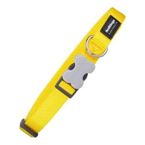Dog collar Red Dingo Smooth Yellow (2