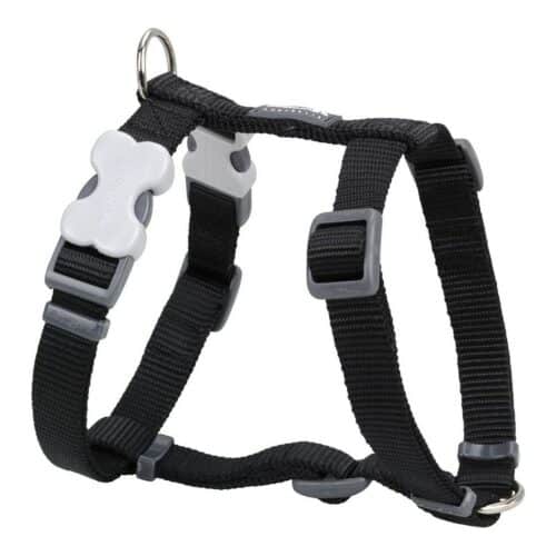 Dog Harness Red Dingo Smooth Black Dog Harness Red Dingo Smooth Black
