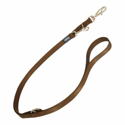 Dog Lead Red Dingo Brown (2