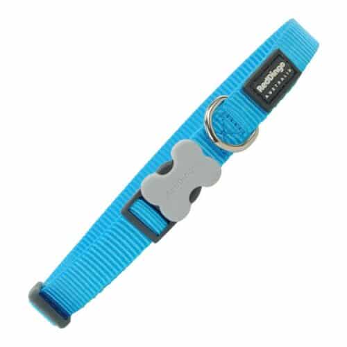 Dog collar Red Dingo Turquoise (1 Dog collar Red Dingo Turquoise (1