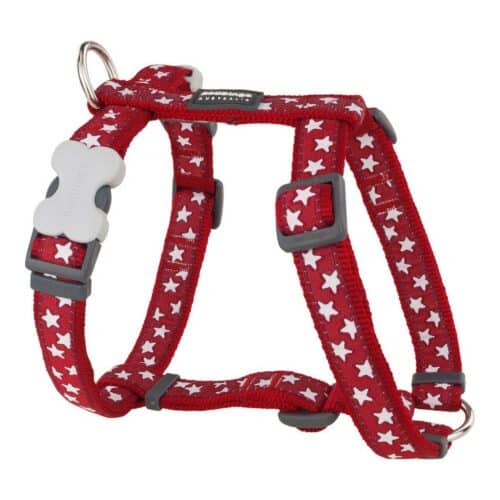 Dog Harness Red Dingo Style Red Star 25-39 cm Dog Harness Red Dingo Style Red Star 25-39 cm