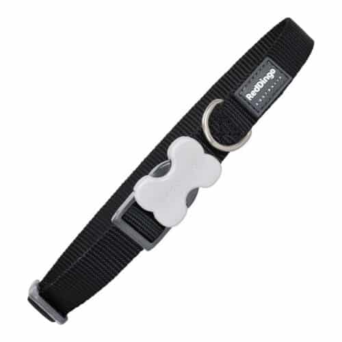 Dog collar Red Dingo Smooth Black (1 Dog collar Red Dingo Smooth Black (1