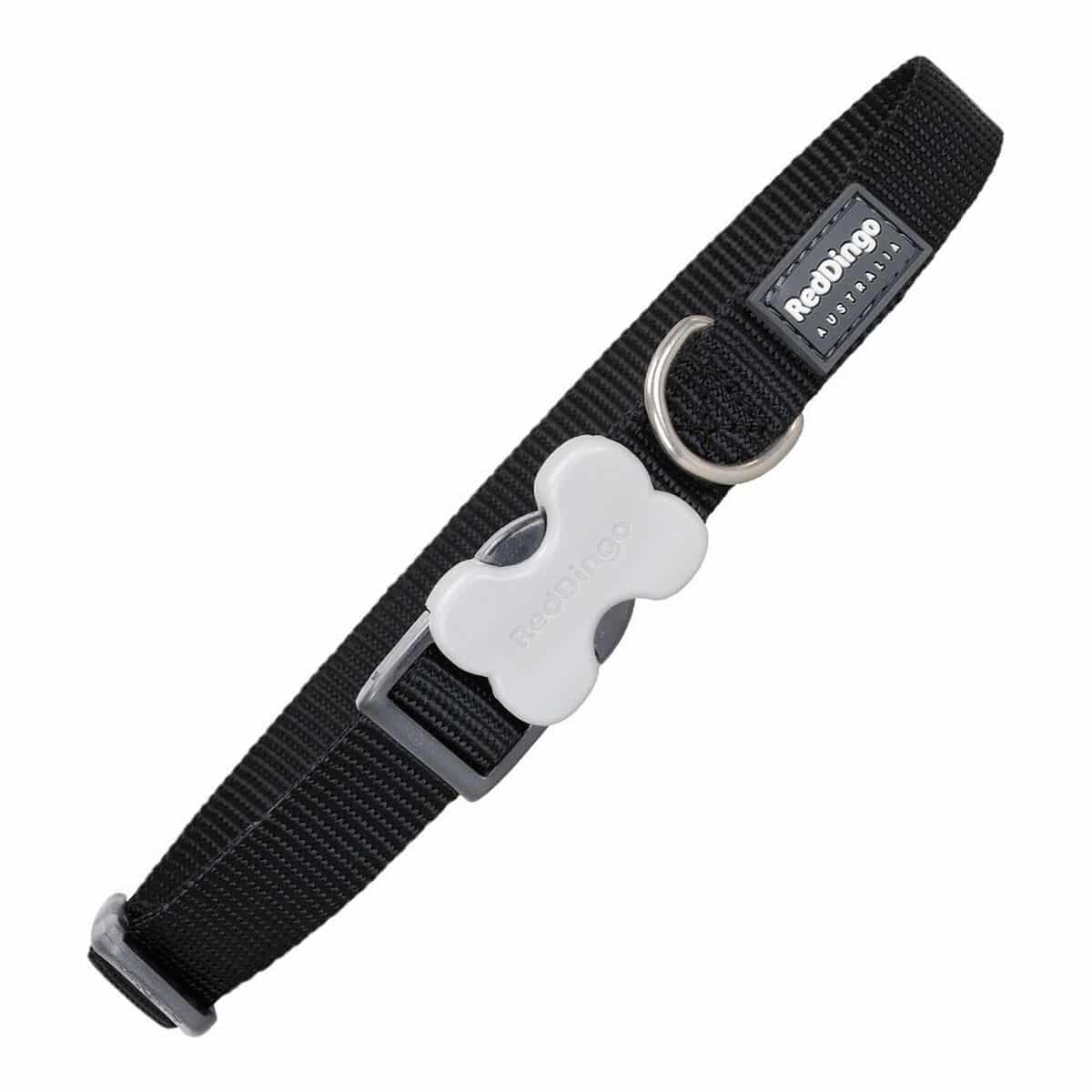 Dog collar Red Dingo Smooth Black (1