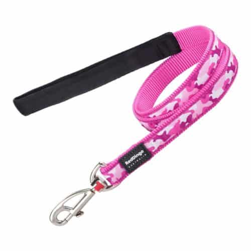 Dog Lead Red Dingo Camouflage Fuchsia (1
