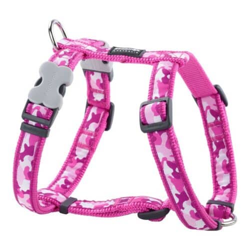 Dog Harness Red Dingo Style Fuchsia Camouflage 30-48 cm Dog Harness Red Dingo Style Fuchsia Camouflage 30-48 cm