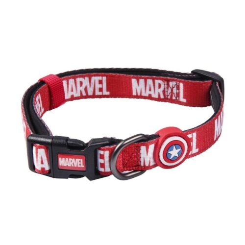Dog collar Marvel M/L Red Dog collar Marvel M/L Red