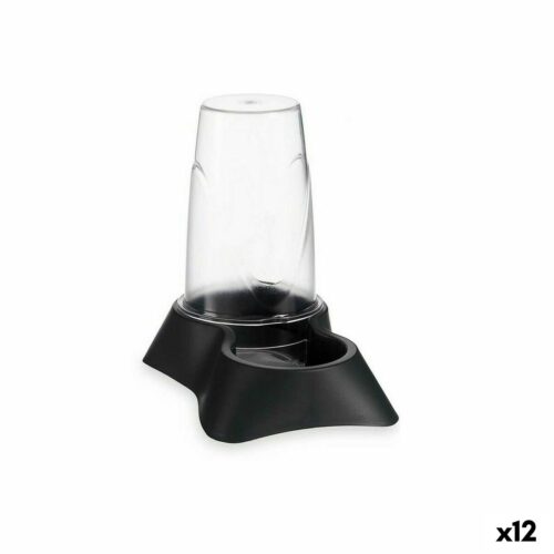 Pet feeding dish Transparent Anthracite polypropylene 650 ml 12 Pet feeding dish Transparent Anthracite polypropylene 650 ml 12