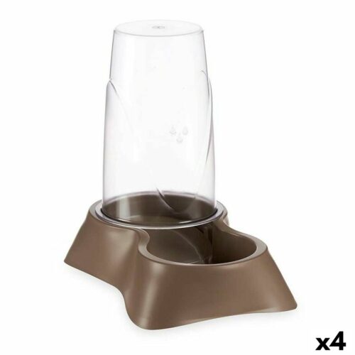 Pet feeding dish Dispenser Brown polypropylene 3 Pet feeding dish Dispenser Brown polypropylene 3