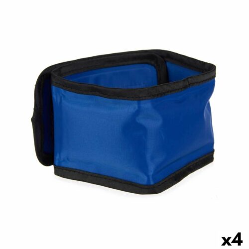 Dog collar Blue Black PVC Gel 6 Dog collar Blue Black PVC Gel 6