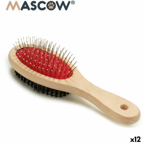 Dog Brush Mascow AR1807082 Brown Black Red 7 x 22