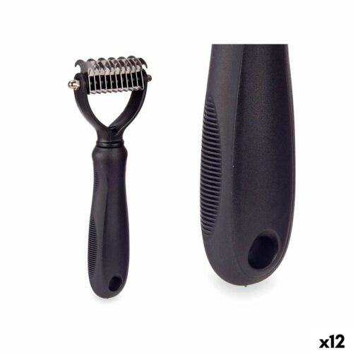 Dog Brush Mascow 333 Black Silicone 6