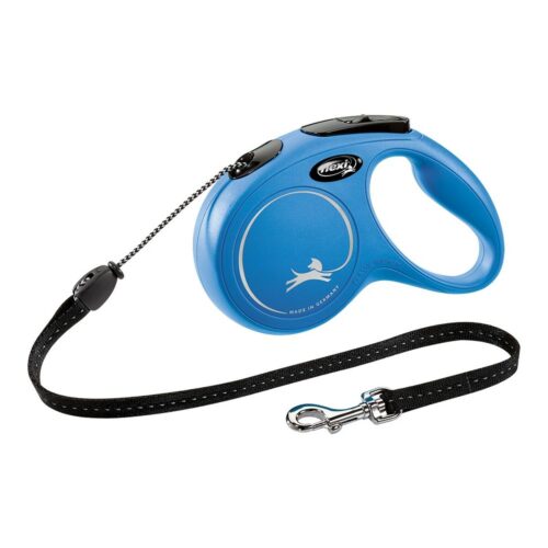 Dog Lead Flexi NEW CLASSIC 8 m Blue Size S Dog Lead Flexi NEW CLASSIC 8 m Blue Size S