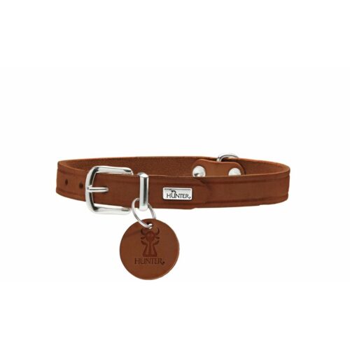 Dog collar Hunter Aalborg Brown L 45-55 cm Dog collar Hunter Aalborg Brown L 45-55 cm
