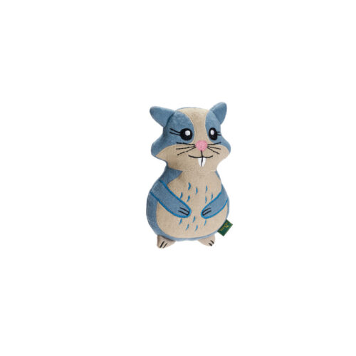 Soft toy for dogs Hunter Blue 100 % Recycled Hamster Soft toy for dogs Hunter Blue 100 % Recycled Hamster