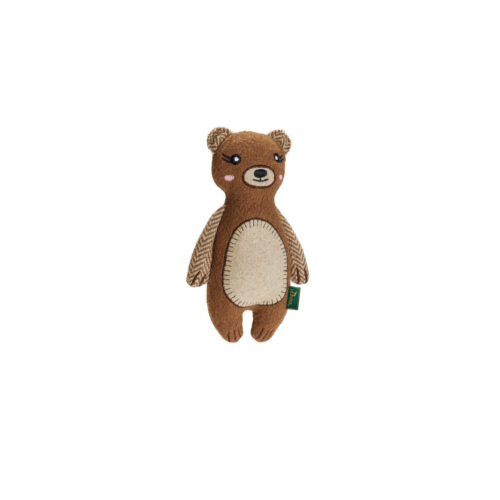 Soft toy for dogs Hunter Brown 100 % Recycled Bear Soft toy for dogs Hunter Brown 100 % Recycled Bear