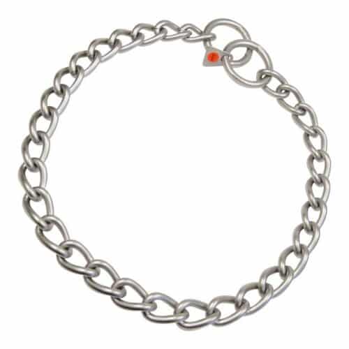 Dog collar Hs Sprenger Silver Matt 4 mm Links Twisted (60 cm) Dog collar Hs Sprenger Silver Matt 4 mm Links Twisted (60 cm)