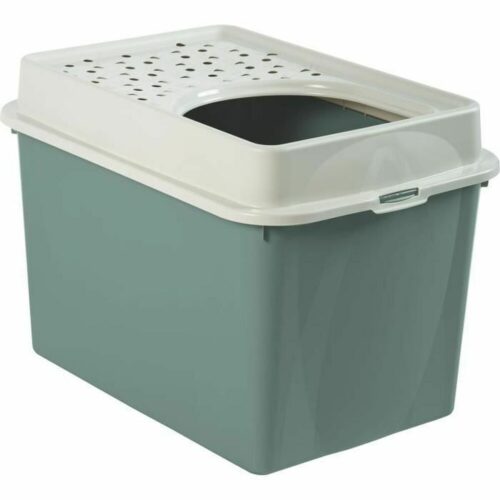 Cat Litter Box Rotho My Pet BERTY 57 x 40 x 33 cm White/Green Cat Litter Box Rotho My Pet BERTY 57 x 40 x 33 cm White/Green