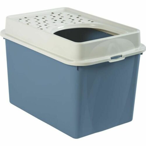 Cat Litter Box Rotho My Pet BERTY 57 x 40 x 33 cm Blue/White Cat Litter Box Rotho My Pet BERTY 57 x 40 x 33 cm Blue/White