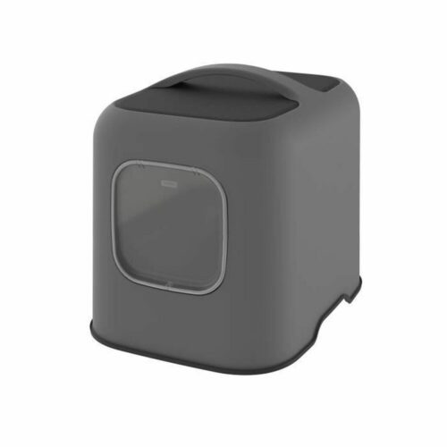 Cat Litter Box Rotho My Pet ANTRACITA Anthracite Plastic Cat Litter Box Rotho My Pet ANTRACITA Anthracite Plastic