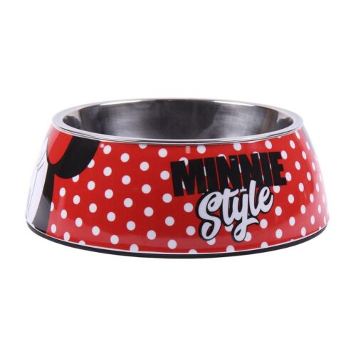 Dog Feeder Minnie Mouse 760 ml Melamin Metal Multicolour Dog Feeder Minnie Mouse 760 ml Melamin Metal Multicolour