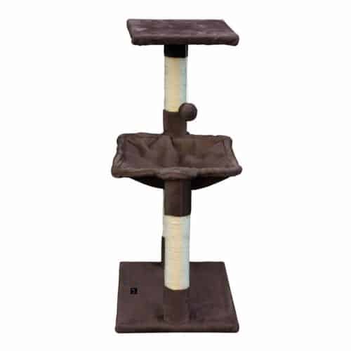 Cat scratching post Gloria 36 x 50 x 83 cm Brown Wood Steel Sisal Cat scratching post Gloria 36 x 50 x 83 cm Brown Wood Steel Sisal